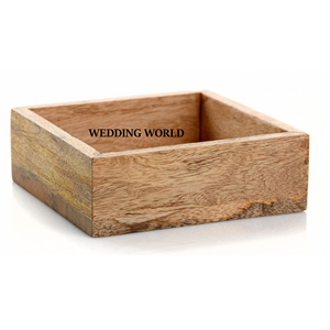 Natural Finished Wooden Napkin Holder Excellent Quality Handmade <b>Tissue</b> Holder Classic Stylish Wholesale Napkin Holder - Product Image 5