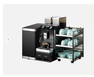 Machine à café automatique à mouture fraîche pour bureau et usage commercial, avec broyeur intégré et alimentation en eau automatique, pour la maison - Product Image 1