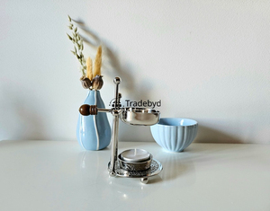 Main Tradebyd Métal Bakhoor Brûleur Décoratif Arabe Mukhbar Idéal pour les Acheteurs de Cadeaux de Luxe - Product Image 2