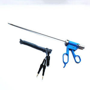 Instruments chirurgicaux de forceps bipolaires droits endoscopiques laparoscopiques actionnés électriques - Product Image 1