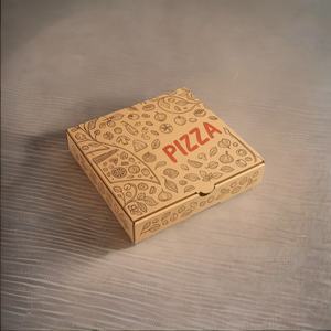 Tùy Chỉnh In Thân Thiện Với Môi Nâu Giấy Kraft Sóng Bánh <span class=keywords><strong>Pizza</strong></span> Hộp Thực Phẩm Cấp Các Tông Cho Nghệ Nghệ Nghệ Nghệ Phẩm Pizzeria Xây Dựng Thương Hiệu - Product Image 3
