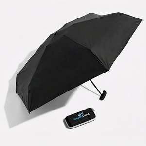 Compact Minimalist Design <b>Automatic</b> Travel <b>Umbrella</b> 8K Semi-<b>Automatic</b> 3-Folding Rain Protection with Case - Product Image 3