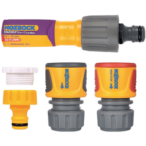 HOZELOCK Starter <b>Set</b> for <b>Garden</b> 3/4\"-19 mm Plastic Water Connectors - Product Image 3
