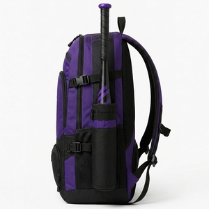 Bolsa de béisbol al por mayor con construcción de calidad, gran espacio de almacenamiento, cremalleras resistentes y correas cómodas para jugadores - Product Image 2