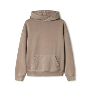 เสื้อฮู้ดดี้ผ้าคอตตอน 100% หนา 300gsm ทรงโอเวอร์ไซส์ แบบคลาสสิก ไม่มีลาย  พร้อมกระเป๋า  รับปักโลโก้ตามสั่ง  ขายส่งจากโรงงานโดยตรง - Product Image 6