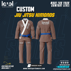 Vente en gros Arts Uniforme Karaté Gi Costumes Bjj Kimono Jiu Jitsu Gi Hommes Costume 2025 Jiu Jitsu Uniformes 2025 Sports Wears Premium Costume - Product Image 4