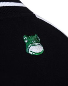 Bombardero de béisbol universitario personalizado de alta calidad para hombres, chaqueta universitaria de cuero con letras, bordado de chenilla, informal, OEM, Invierno - Product Image 6