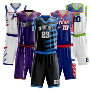 Fabricante Personalizado de Camisetas de Baloncesto al por Mayor, Uniformes de Baloncesto Unisex Sublimados, Último Diseño - Product Image 5