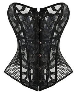 Top de corsé ajustable con cordones para mujer, moldeador de cintura ajustado, ideal para discoteca, eventos de moda y cenas - Product Image 4