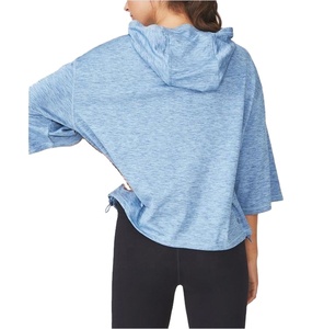 Invierno de 2023 gran sudaderas con capucha de las mujeres 3/4 manga Delgado sudaderas con capucha personalizado - Product Image 1