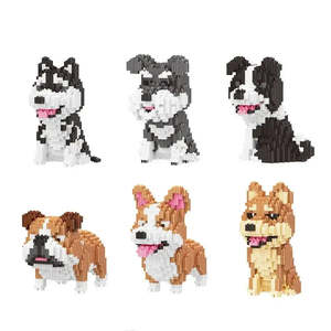 ชุดตัวต่อนาโนบล็อกมินิ พลาสติก บล็อกของเล่นสำหรับสร้างสรรค์รูปสุนัข - Product Image 1