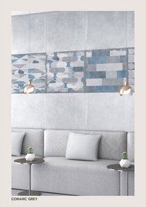Azulejos de suelo rústico de porcelana gris con aspecto de hormigón mate de cuerpo completo de alta calidad 600x600 azulejo de pared de porcelana - Product Image 2