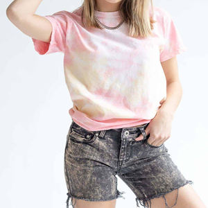 Uso casual mujeres tie Dye camiseta en el último diseño fácil de lavar y usar mujeres tie Dye camiseta con color/tamaño personalizado - Product Image 1