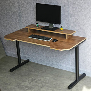 Escritorio Gamer Moderno TIO GD68077 de 140x70cm, Altura Ajustable, Madera Contrachapada con Patas de Hierro, Requiere Ensamblaje - Product Image 5