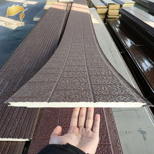 Panneaux d'<span class=keywords><strong>isolation</strong></span> de revêtement mural de décoration extérieure 383*16mm, <span class=keywords><strong>plaque</strong></span> métallique sculptée - Product Image 4