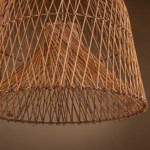 Lámpara decorativa de ratán con hermoso parasol, cuentas de metal y tamaño personalizado, suministros de decoración navideña para boda - Product Image 2