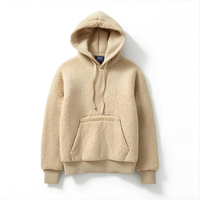 Sweat-shirt à capuche Teddy en polaire douce et moelleuse pour l'hiver, pour homme/femme, avec logo brodé personnalisé, options OEM/ODM, imperméable