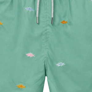 Shorts de bain verts pour hommes, shorts de plage d'été, légers, à séchage rapide - Product Image 3