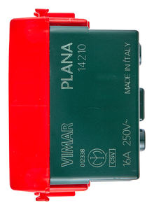 Enchufe Universal 2P+E 16A Estándar Europeo |   Tomacorriente de Emergencia de Color Rojo para UPS y Líneas Dedicadas - Product Image 3