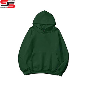Custom Heavyweight Men's Plain Hoodie Algodón en blanco 400gsm Winter Hoodie Fleece Pullover Hombres Oversized Hoodie - Product Image 2
