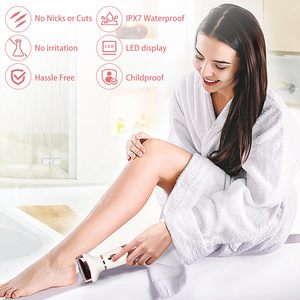 Depiladora 4 en 1 para Mujer, Recortadora de Vello Eléctrica con Pantalla Digital, para Rostro, Axilas y Área del Bikini, Resistente al Agua IPX7 - Product Image 2