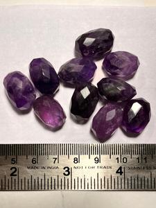 Cuentas sueltas de piedras preciosas facetadas de amatista Africana natural Categoría de producto - Product Image 2