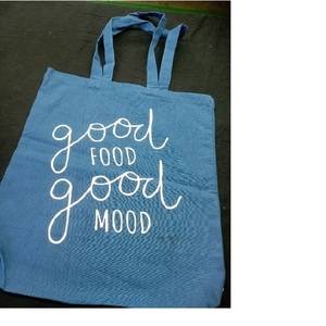 Raw Eco Women's 100% Cotton Tote <b>Bag</b> Custom Design Printed Solid Vegetarian Storage Letter Pattern Small <b>Reusable</b> & Eco-friendly - Product Image 1