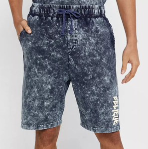 Ensemble chemise et short de survêtement avec logo personnalisé été 300 GSM lavé 100% coton sérigraphie courte - Product Image 4