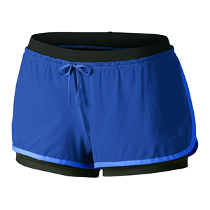 Diseño factible multicapa cómodo de usar pantalones cortos para correr para mujer Pantalones cortos transpirables de yoga para gimnasio para mujer - Product Image 2