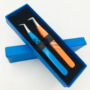 Pinzas de pestañas individuales de volumen, pinzas personalizadas para extensión de pestañas, pinzas de pestañas de etiqueta privada, embalaje personalizado, venta superior de visón - Product Image 6