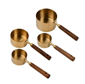 Cuchara medidora de latón Logotipo personalizable para especias Cocina Fabricantes usados Venta más vendida Cuchara medidora - Product Image 6