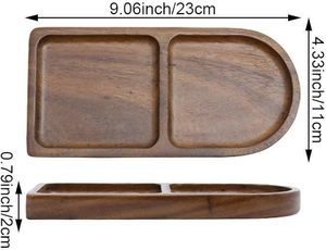 ถาดเสิร์ฟอาหารทำจากไม้ทันสมัยพร้อมด้ามโลหะสำหรับตกแต่งห้องครัวถาดเสิร์ฟอาหาร - Product Image 6