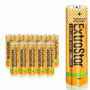 Extrastar LR03 AAA Mini stilo batteria 1.5V 1300mAh MN2400 confezione alcalina da 12-materiali elettrici/batterie e - Product Image 1