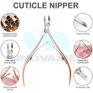 Coupe-cuticules professionnel en acier inoxydable incurvé tendance, ouverture large, antirouille, prise confortable, différentes tailles - Product Image 5