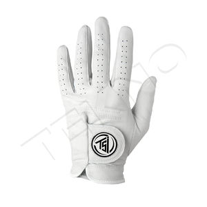 Guantes de golf personalizados de primera calidad Cabretta cuero Pu diseño híbrido marca personalizada tallas para hombre OEM colores deportes - Product Image 6