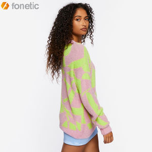 Meilleur design Pull-over fin d'hiver pour femmes Nouvelle arrivée avec impression de logo personnalisé Tricoté de haute qualité Fl Sves Casual Taille XS - Product Image 5