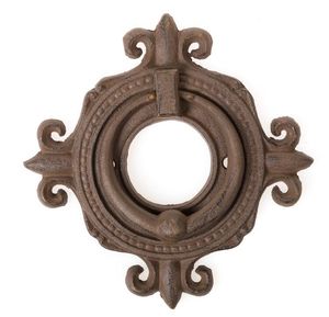 Poignée de porte en métal rond en laiton noir vintage, durable, design moderne pour la décoration de la maison - Product Image 3