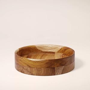 Cuenco grande de madera de Acacia, tazón de ensalada personalizado de alta calidad, diseño a la moda, nuevo - Product Image 6
