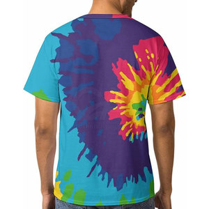 Quantité minimale de commande bas Personnalisé Top Qualité Tie Dye T-shirts Street Style Hommes Polyester Made Tie Dye T-shirts - Product Image 2