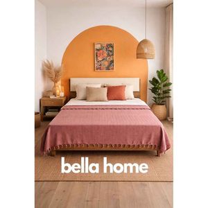 ผ้านวมเดี่ยวสีชมพู Bella Home Rose Pink ขนาด 200x230 ซม. น้ำหนักเบา ระบายอากาศได้ดี ลวดลายเรียบง่าย ดูเป็นธรรมชาติ - Product Image 2