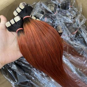 FITA ADESIVA LISO/ONDULADO/CACHEADO NATURAL PRETO E COLORIDOS BRASILEIRO CABELO HUMANO ALONGAMENTO - Product Image 5