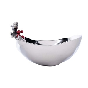 Bol à fruits secs en métal pour un usage quotidien à la maison Bol de service en aluminium pour la vaisselle de mariage taille personnalisée à un prix raisonnable - Product Image 4
