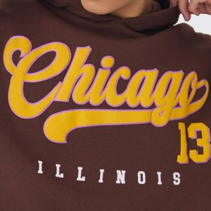 Sweat à capuche mélangé surdimensionné Streetwear personnalisé du nouveau fabricant 500gsm-480gsm conception 2025 impression sweats à capuche pour hommes - Product Image 6