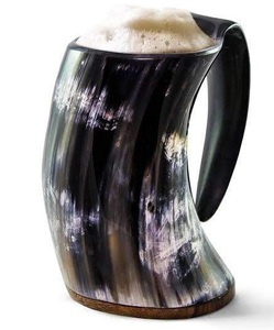 Tazas de Cuerno de Buey con Diseño de Agarre Perfecto, Fabricante de Tazas de Cuerno de Buey con Acabado Natural para Beber Cerveza - Product Image 6