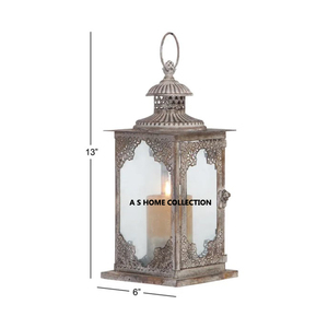 โคมไฟตกแต่งสไตล์โมร็อกโกสีดำแบบหรูหราโถเทียนคอนกรีตใช้ตั้งโต๊ะสำหรับตกแต่งรอมฎอน - Product Image 3