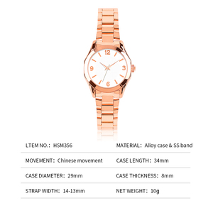 Orologio di Lusso per Ragazze in Lega, Regalo di Anniversario per Lei, Accetta Piccoli Lotti e Personalizzazione Leggera - Product Image 6
