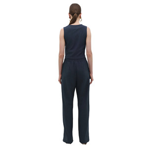 Pantalones Casuales de Cintura Alta para Mujer, Elegantes, Cómodos, de Pierna Ancha, Transpirables y Suaves para Usar en la Oficina - Product Image 3