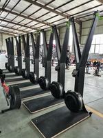 Máquina de Fitness Comercial para Entrenamiento de Esquí en Interiores, Equipo de Gimnasio Cardiovascular, Simulador de Esquí con Resistencia de Aire, Máquina de Remo para Interiores