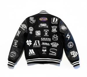 Veste universitaire en mélange de laine haut de gamme avec broderie personnalisée OEM/ODM disponible pour les marques d'entreprise et de mode - Product Image 2