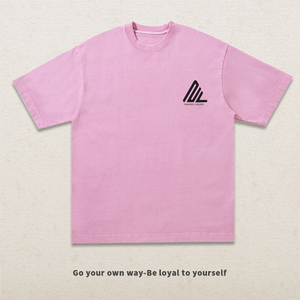 เสื้อยืดผู้ชายวินเทจผ้าว็อนซักแบบผสมกรดทำจากโพลีเอสเตอร์/ ผ้าฝ้ายผสม - Product Image 4